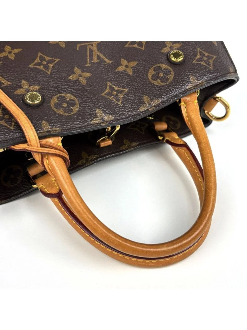 Louis Vuitton Montaigne BB 2-Way Shoulder Bag Monogram Brown